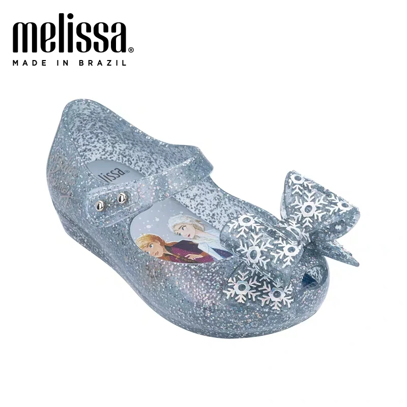 Melissa Оригинальные сандалии с большим бантом для девочек 2020 новая детская обувь