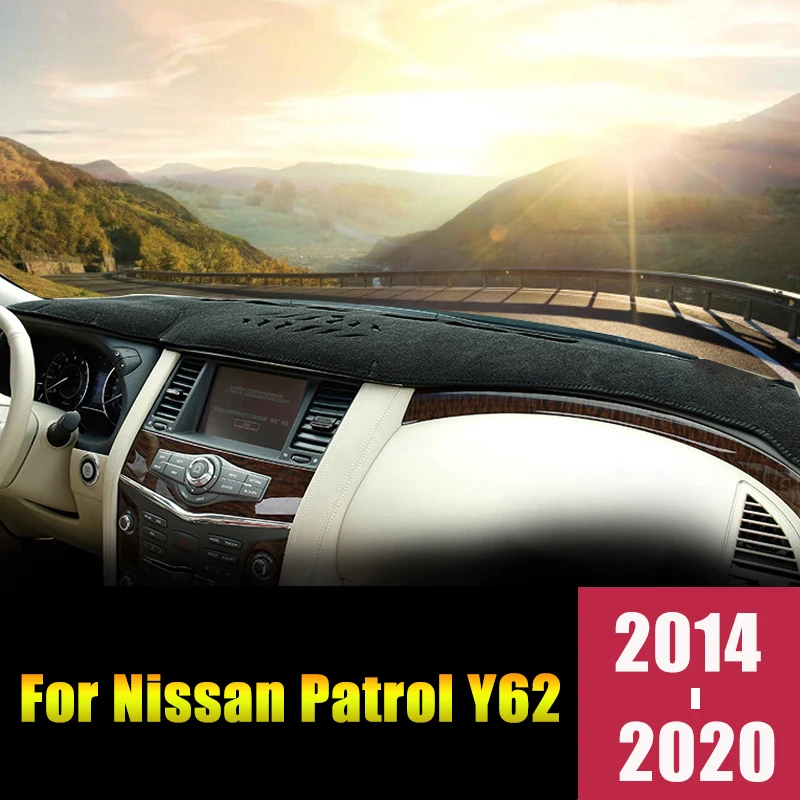 Накладки на приборную панель автомобиля для Nissan патруль Y62 Armada 2014 2016 2017 2018 2019