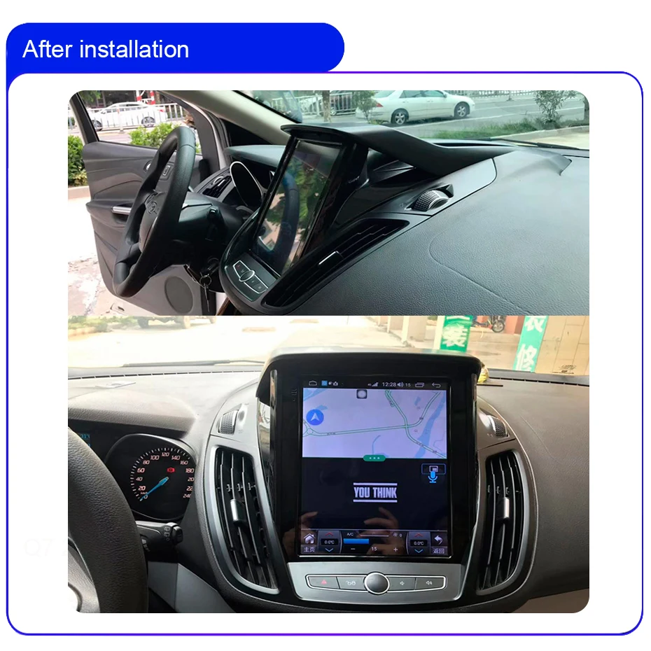 COHO для 2013 2018 Ford Kuga Android10.0 Tesla 10 4 дюймов Восьмиядерный 4G + 64G стереоприемник