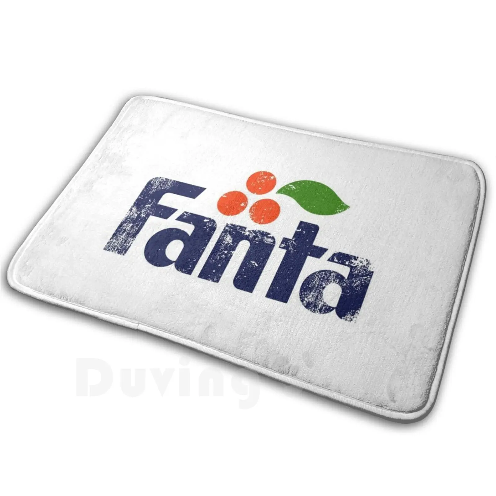 Fanta Retro Vintage Tappeto Mat Cuscino Morbido Antiscivolo Logo Sprite Fanta Drink Ice Oldschool Distressed Retro Ciwimu