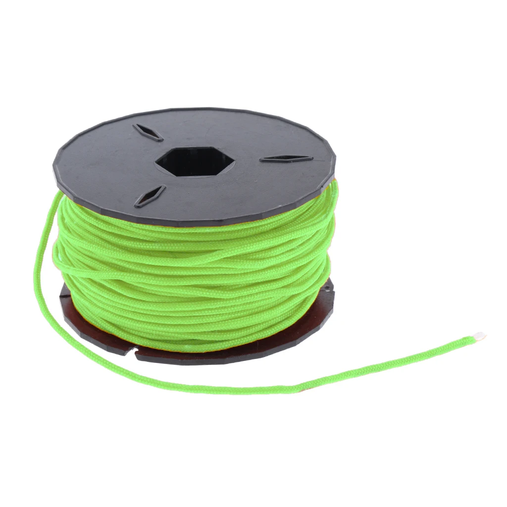 Light Green 31 м полиэстер Паракорд веревка парашют шнур для крафта галстук-вниз кемпинг - Цвет: Light Green