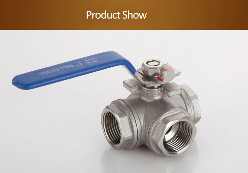 Interno Rosca Válvula Manual, L Tipo T