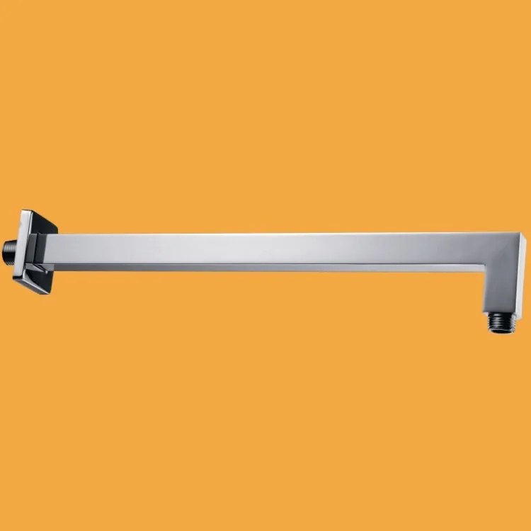 

Square 7 Word Stainless Steel Square Shower Arm Shower Faucet Elbow Surface Mounted Concealed Wall-embedded Pipe Shower Hose