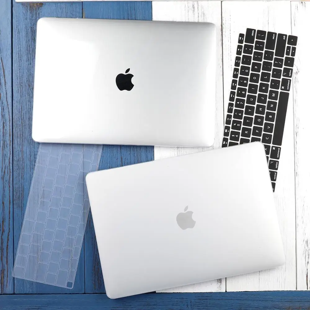 Прозрачный жесткий чехол для Macbook Air 13 Retina Pro 15 16 2020 A2289 A2159 с бесплатной крышкой
