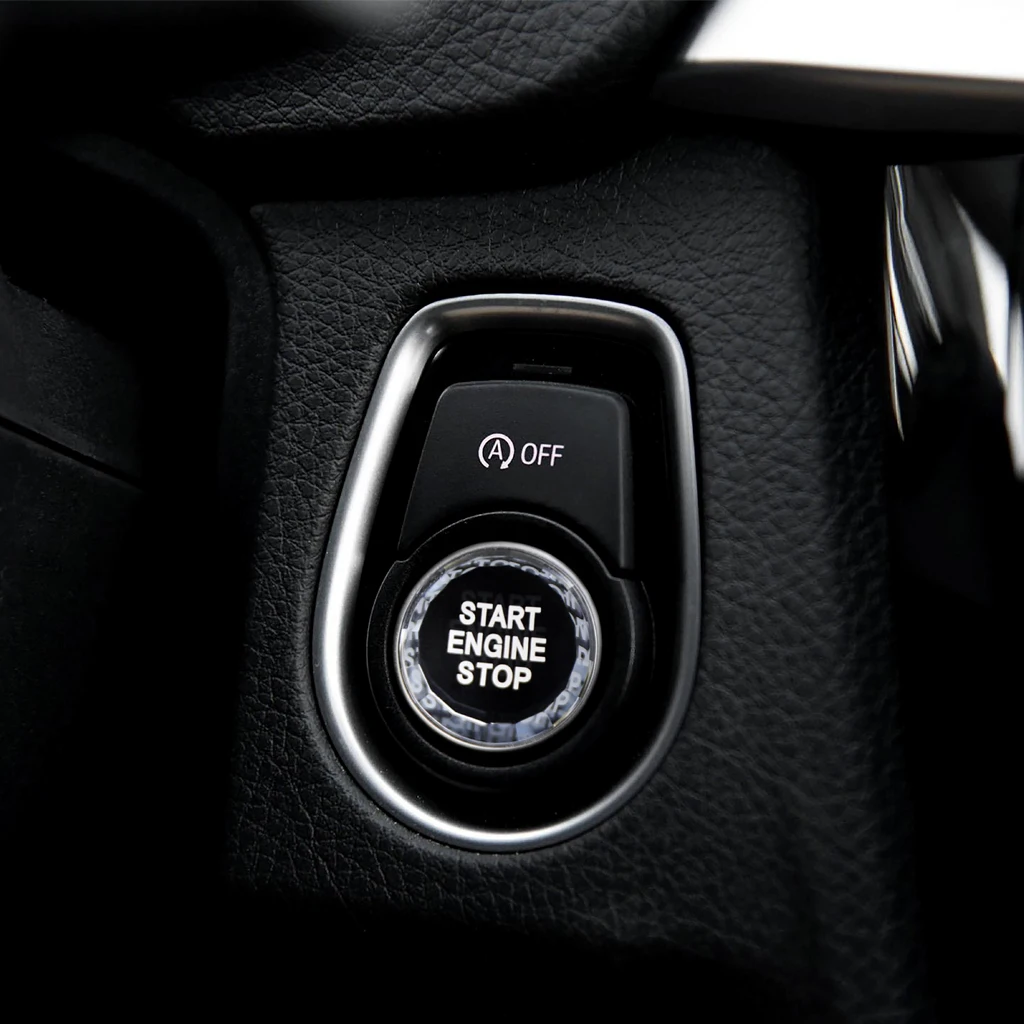 Авто аксессуары с украшением в виде кристаллов запуска двигателя автомобиля стоп кнопка включения обложки для BMW X1 X2 X3 X4 X5 X6 3GT F01 F15 F25 F34 F45 F10 G01 G30