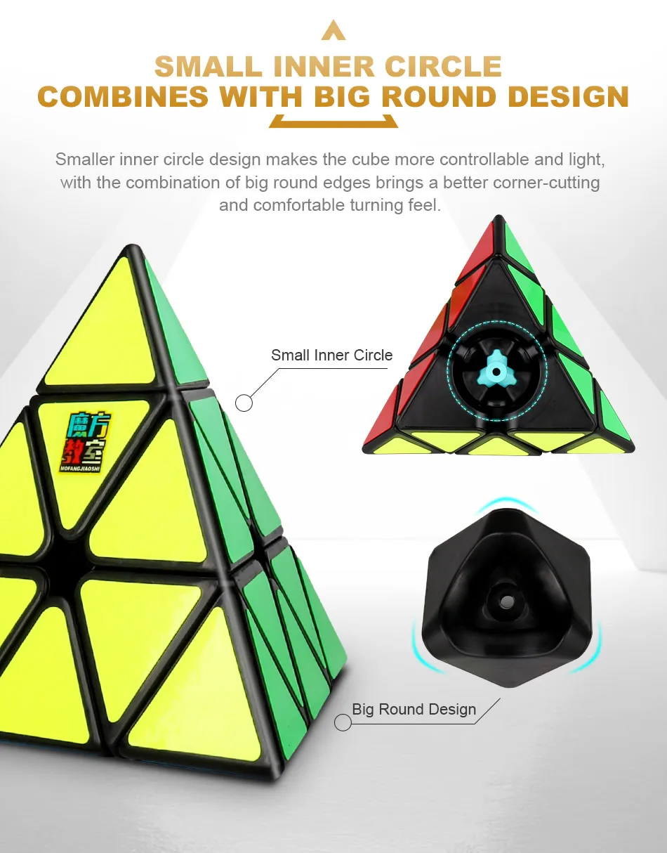 MoYu MeiLong 3x3x3 Pyraminxeds магический куб 3x3 Пирамида Профессиональный Нео скоростной куб головоломка антистресс развивающие игрушки