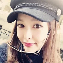 Шерстяной женский берет, осенне-зимняя восьмиугольная кепка, шапки, стильный артист, живописец, газетчик, кепка s, черный, серый берет, шапки