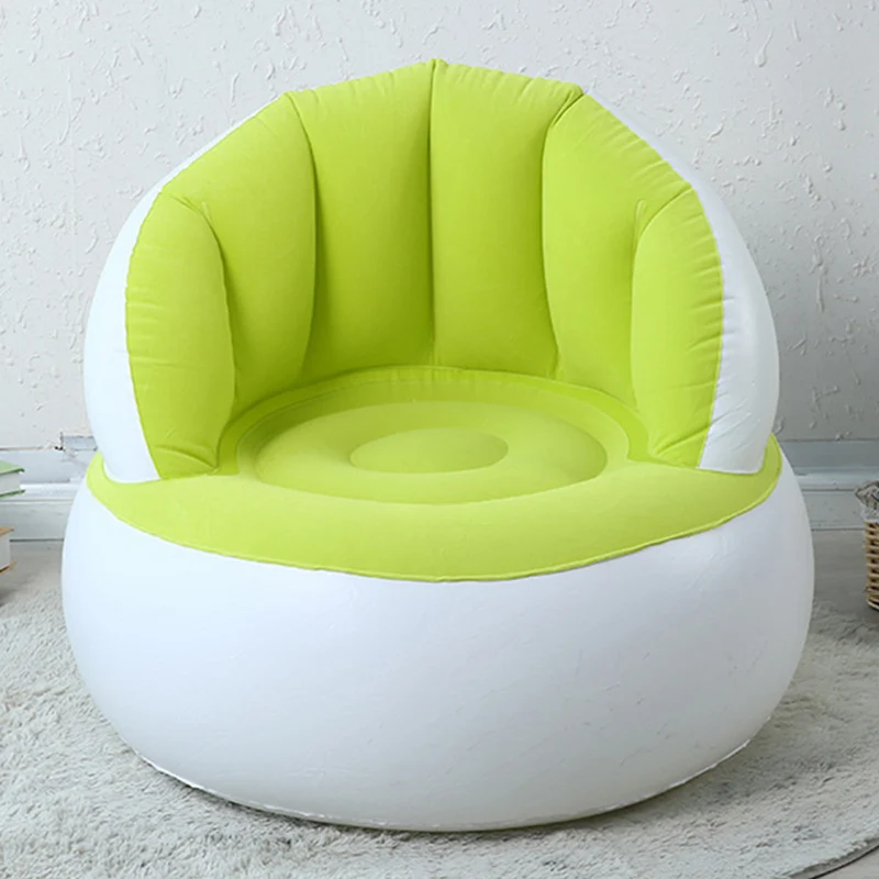 

Kids Flocking Chair Pouf with Backrest Inflatable Soft Sofa for Kids J99 Store