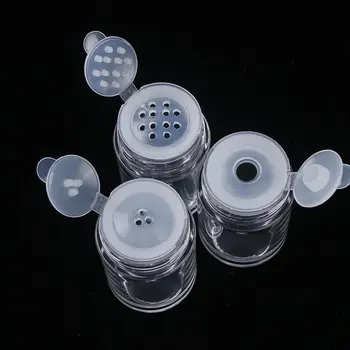 1PC Mini Transparent Seasoning Bottle Spice Bottle Salt Jar Picnic BBQ Outdoor Cooking Tool Kitchen Accessories