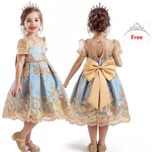 Зимнее рождественское платье для девочек; элегантное платье принцессы для свадебной вечеринки; Детские платья для девочек; одежда для церемоний; vestidos