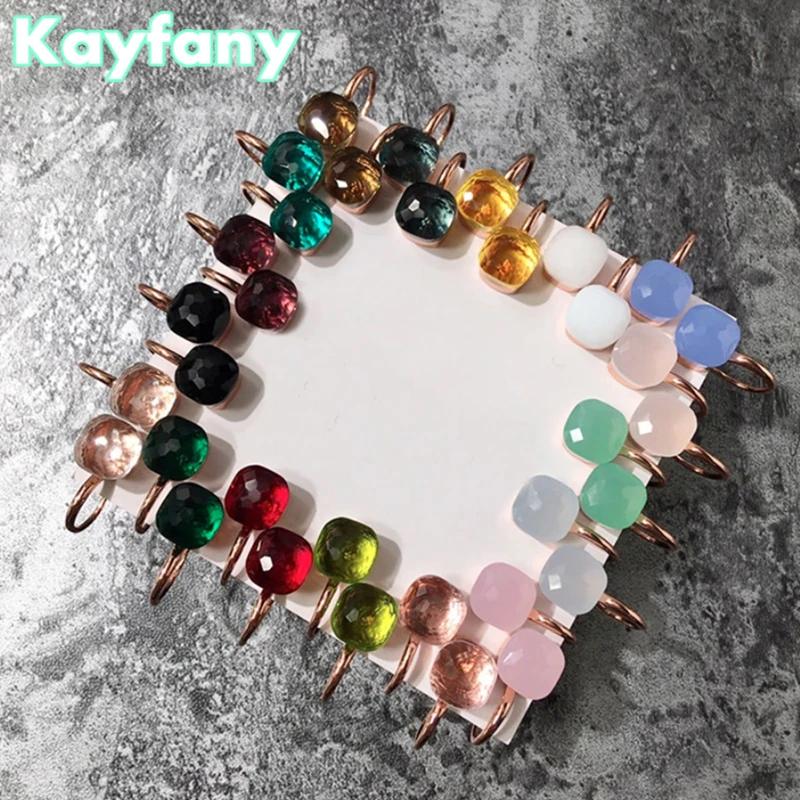 

Hot Brand Classic Water Droplets Candies Style Earrings 22 Kinds Of Color Crystal Drop Earring For Women Fashion Jewelry Gift