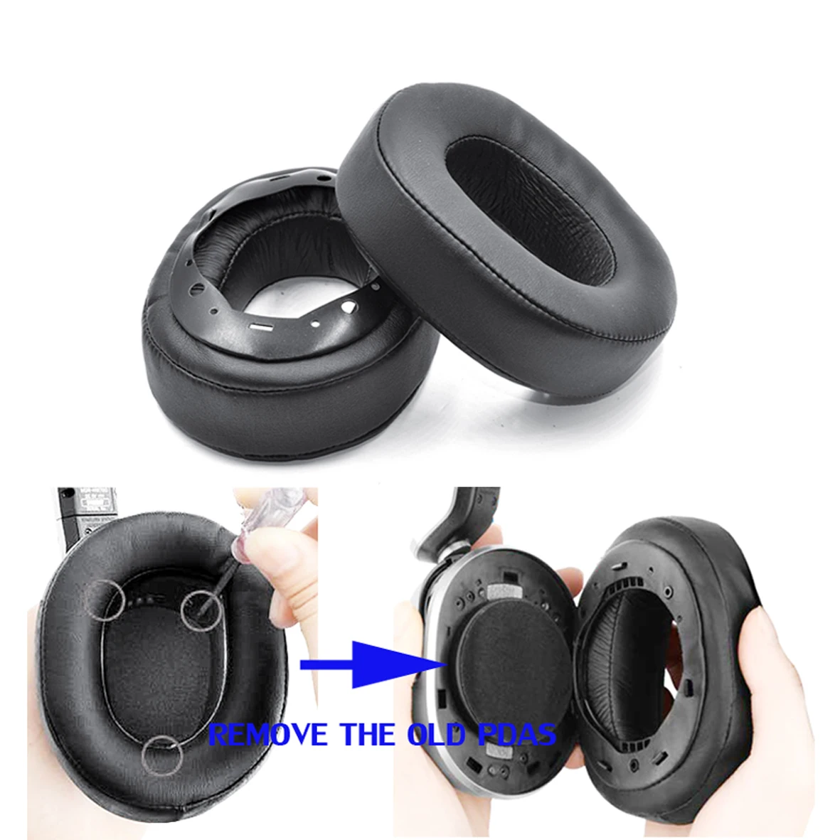 オーディオ機器 ヘッドフォン Bgworld Replacement Mdr-hw700 Hw700ds Ear Pads Cushion For Sony 