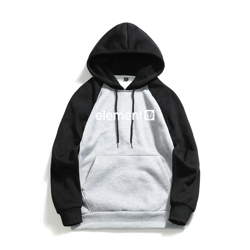 Autumn Winter Men Sweatshirts Raglan Hoodies Streetwear Element Fashion Letter Printed Hoody Long Sleeve Hoodies Brand Hoodie