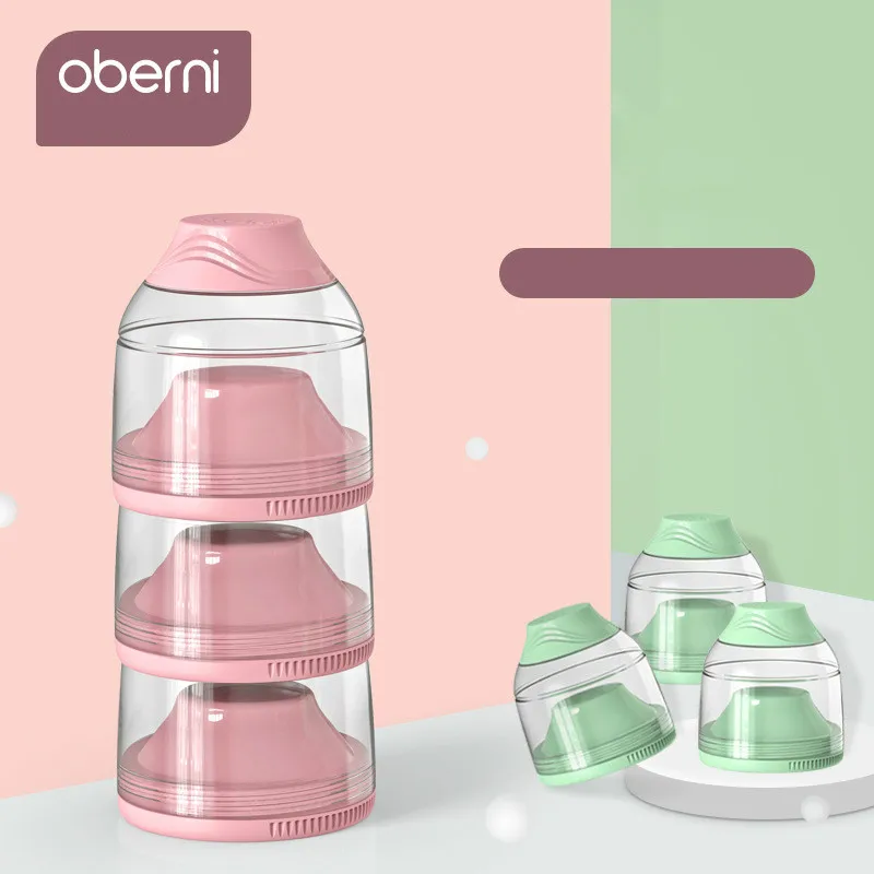 

The Detachable Three-Layer Milk Powder Boxes Seperated Bulk Sealing Portable Milk Storage Box