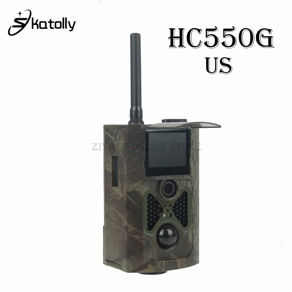 Skatolly охотничья камера HC300M HC700G 2/3G GSM 1080P фото ловушки инфракрасного ночного видения дикая тропа камеры Скаутинг Chasse - Цвет: HC550G-US