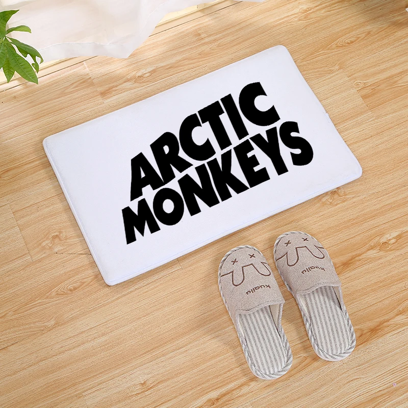 Рок-Группа Arctic Monkeys Печатный узор Коврик для ванной комнаты Противоскользящий коврик Коридор Спальня педаль ноги 80 см - Color: 7