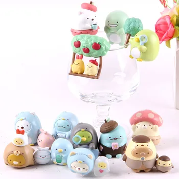 

Sumikkogurashi Figure White Bear Cat Penguin Lizard Animal Cup Decoration Dolls Sumikko Gurashi Action Figures Collection Toys