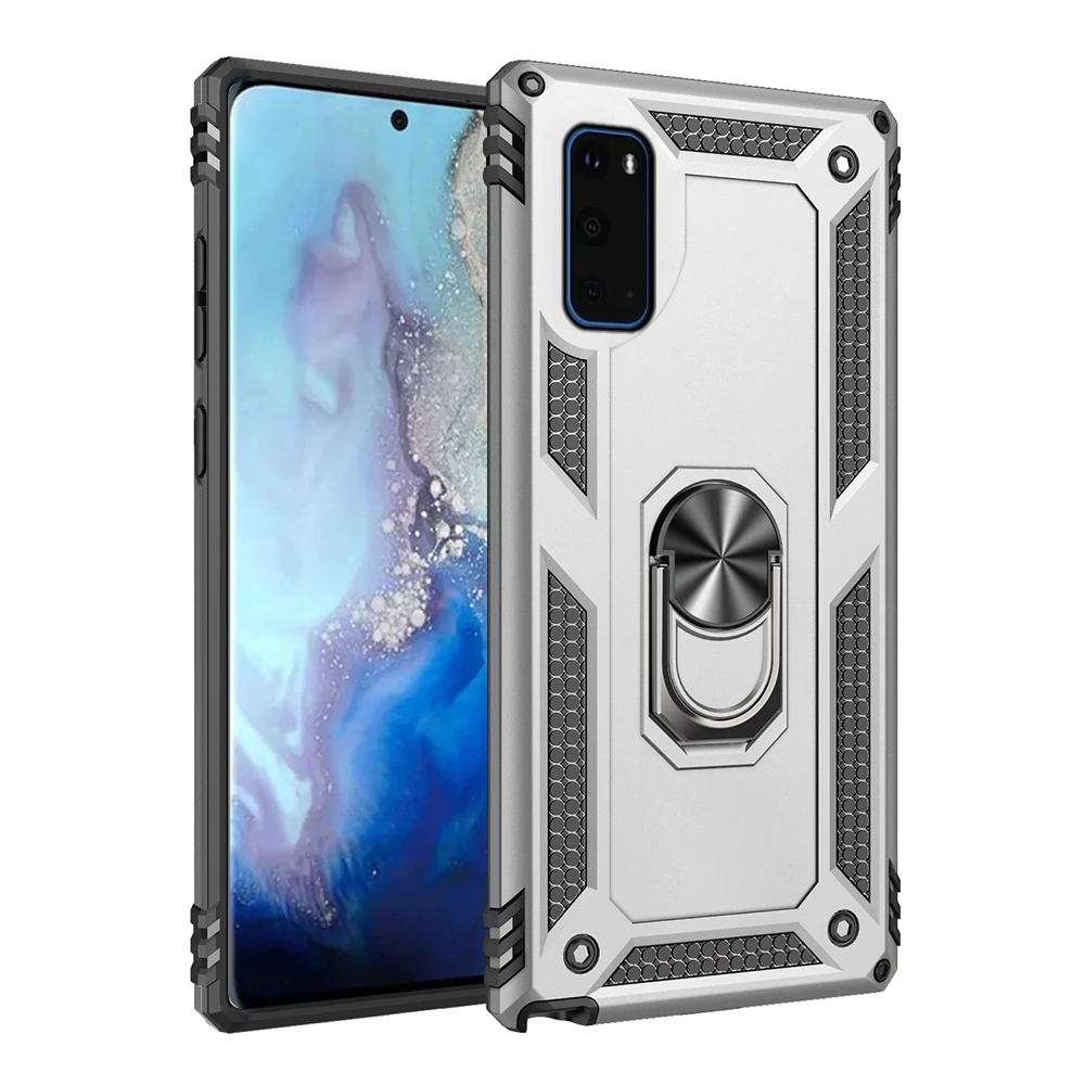 Для samsung Galaxy S20 Ultra Plus A71 A51 TPU + PC задний Чехол Двойной бронированный защитный чехол