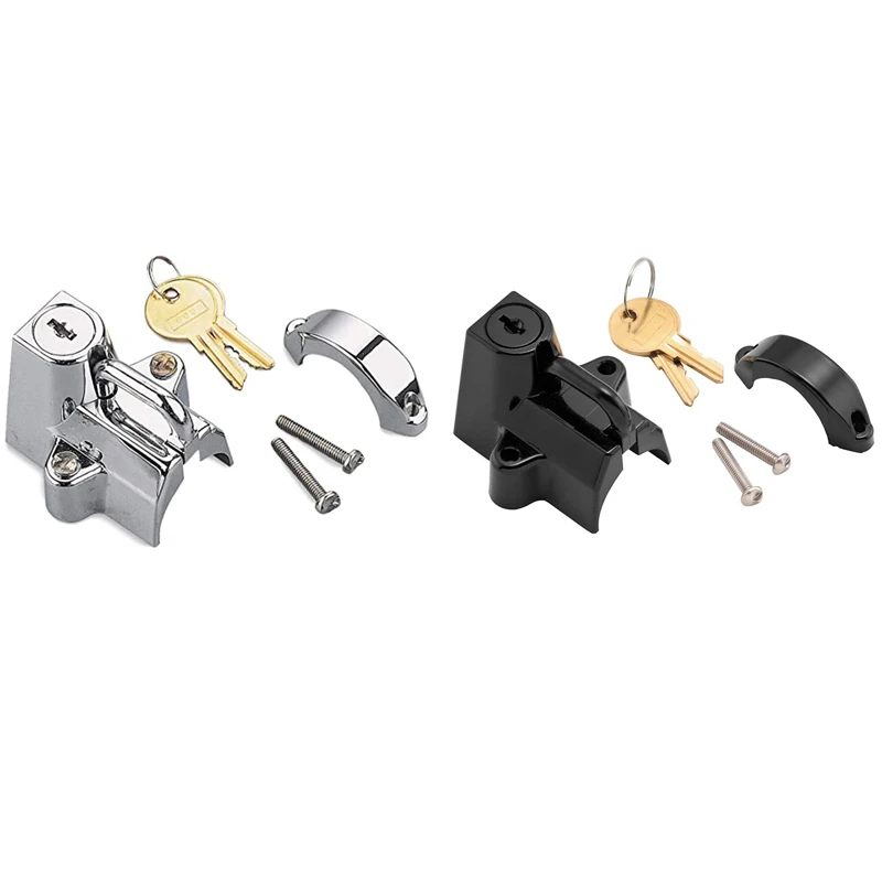 Universal Motorcycle Handlebar Shelf Bar Tube Helmet Lock with 2 Keys for 7/8 inch to 1-1/4 25-32mm | Обустройство дома