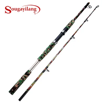 

Sougayilang 2 Sections 165cm High Quality Boat Rod ABS Reel Seat Fishing Pole 100-250g Lure Weight Travel Rod Fishing Tackle