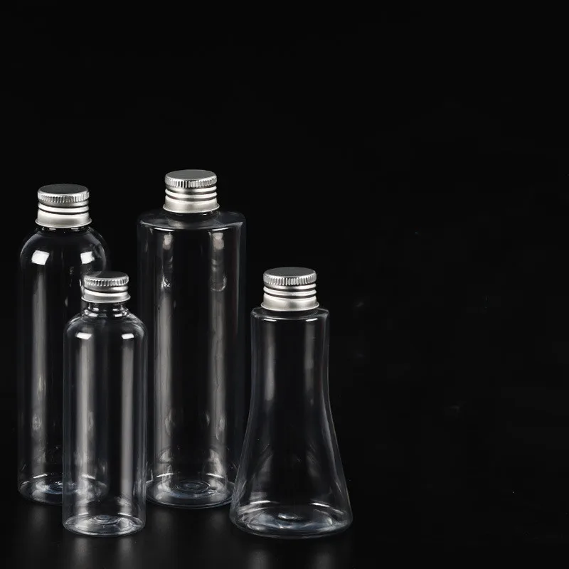 5 мл/10 мл/20 мл/30 мл Прозрачный пустой алюминий многоразовая бутылка-контейнер для косметики Путешествия Портативный лосьон пластиковая бутылочка для крема