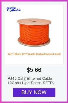 CAT6A RJ45 адаптер 10 Гбит/с экранированный RJ45 инструмент Бесплатный обжимной кабель Разъем Ethernet разъем для CAT.6A CAT7 Ethernet кабели Разъемы