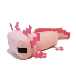 Axolotl cartoon 2021 jogo bonito garoto menina menino pelúcia macio plushie brinquedo boneca recheado animal feliz aniversário presente 4 6 anos presentes de natal
