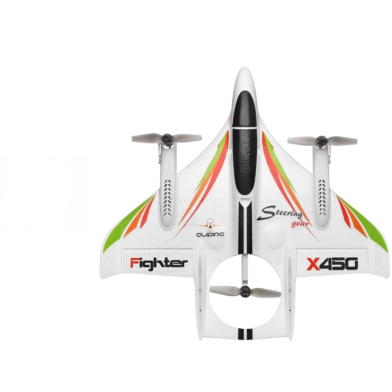 Фото 2019 оригинальный радиоуправляемый самолет WLtoys XK X450 6CH бесщеточный двигатель удерживает высоту дизайн 3D/6G взлет и посадка трюки Радиоуправляемый Дрон №5