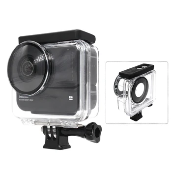 

Diving Case Waterproof Housings Protective Cover Shell For Insta360 ONE R Boosted Battery Base 360 Panoramic Camera Accessories