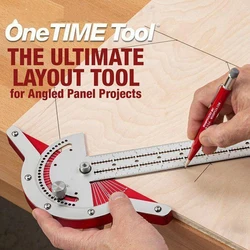 Woodworking Scriber Gauge Aluminum Steel Measuring Marking Framing Ruler Tools