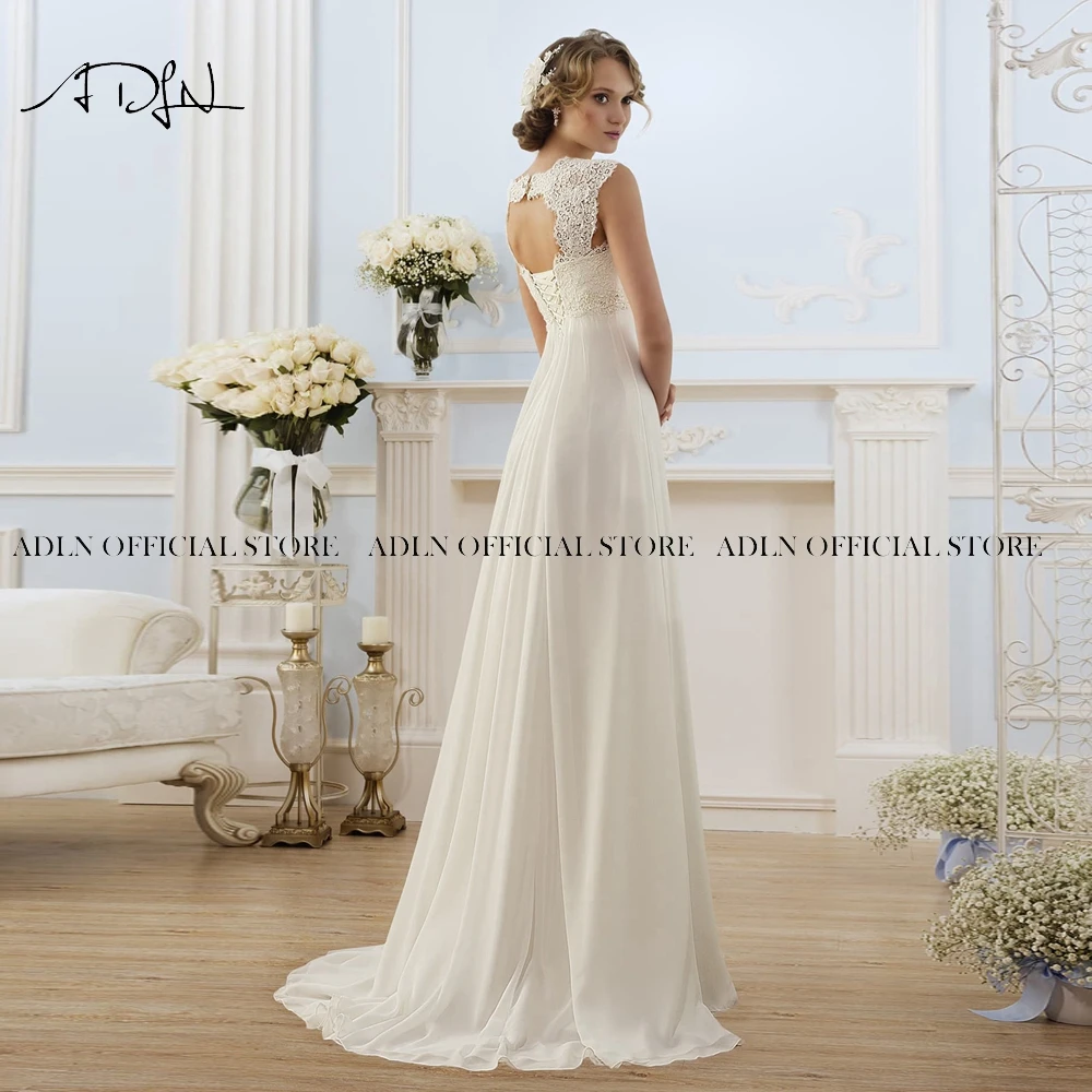Simple Empire Waist Wedding Dress for Pregnant Woman Customized Boho Bride Dress Plus Size Cheap Bridal Gown Robe de Marie 4