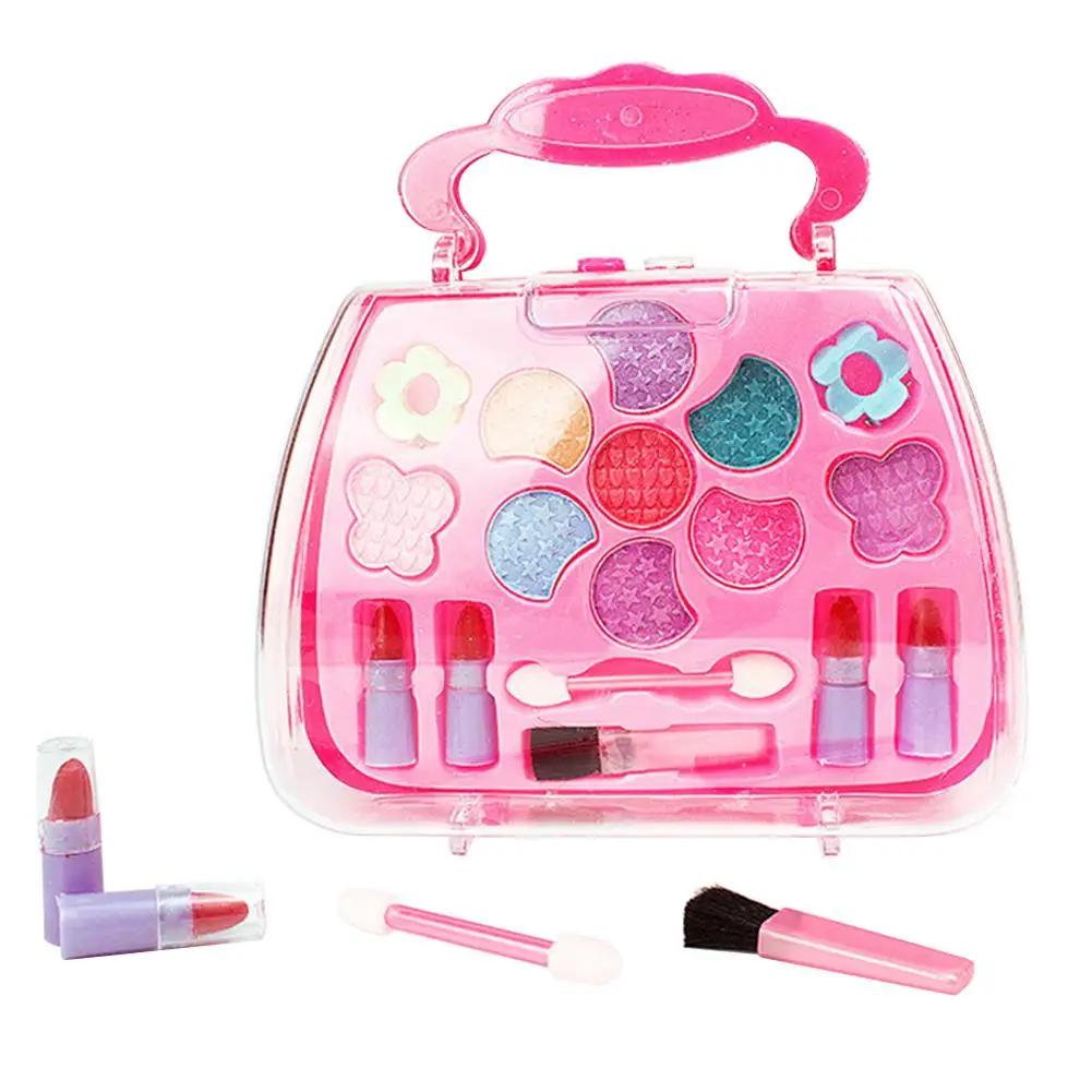 

None Children Girls Simulation Dressing Table Makeup Toy Cosmetics Party Performances Dressing Box Set