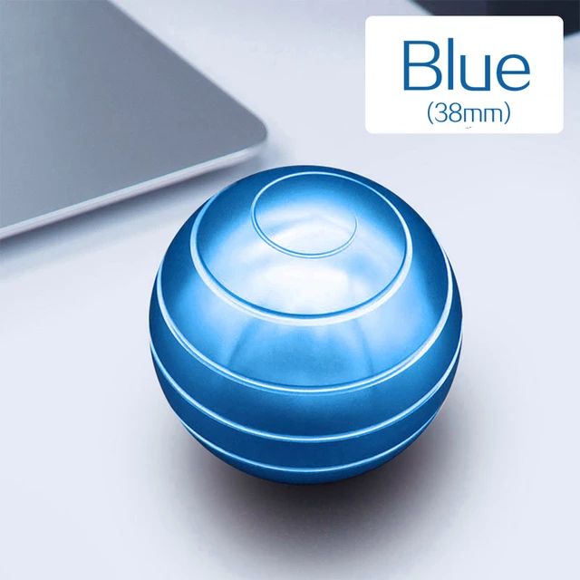 Kinetic Spinning Desk Toy Ball, Metal 