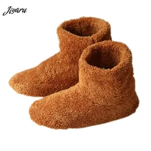 Мужская домашняя обувь; теплая плюшевая зимняя домашняя обувь на плоской подошве; удобная мягкая домашняя обувь; тапочки с искусственным мехом; однотонные Тапочки