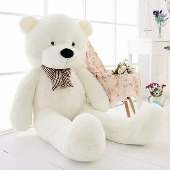 

48'' Giant White Teddy Bear Big Stuffed Animal Huge Kid LARGE Soft Plush Toy Hot 120cm Rilakkuma Plush Plush/Nano Doll