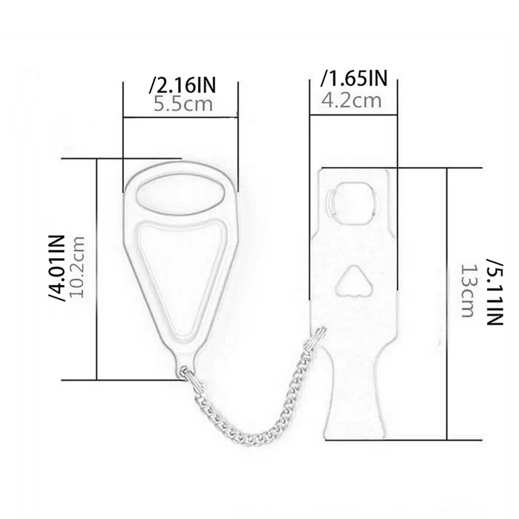 Портативный дверной замок для гостиницы, замок для самозащиты, дверной замок для путешествий и путешествий