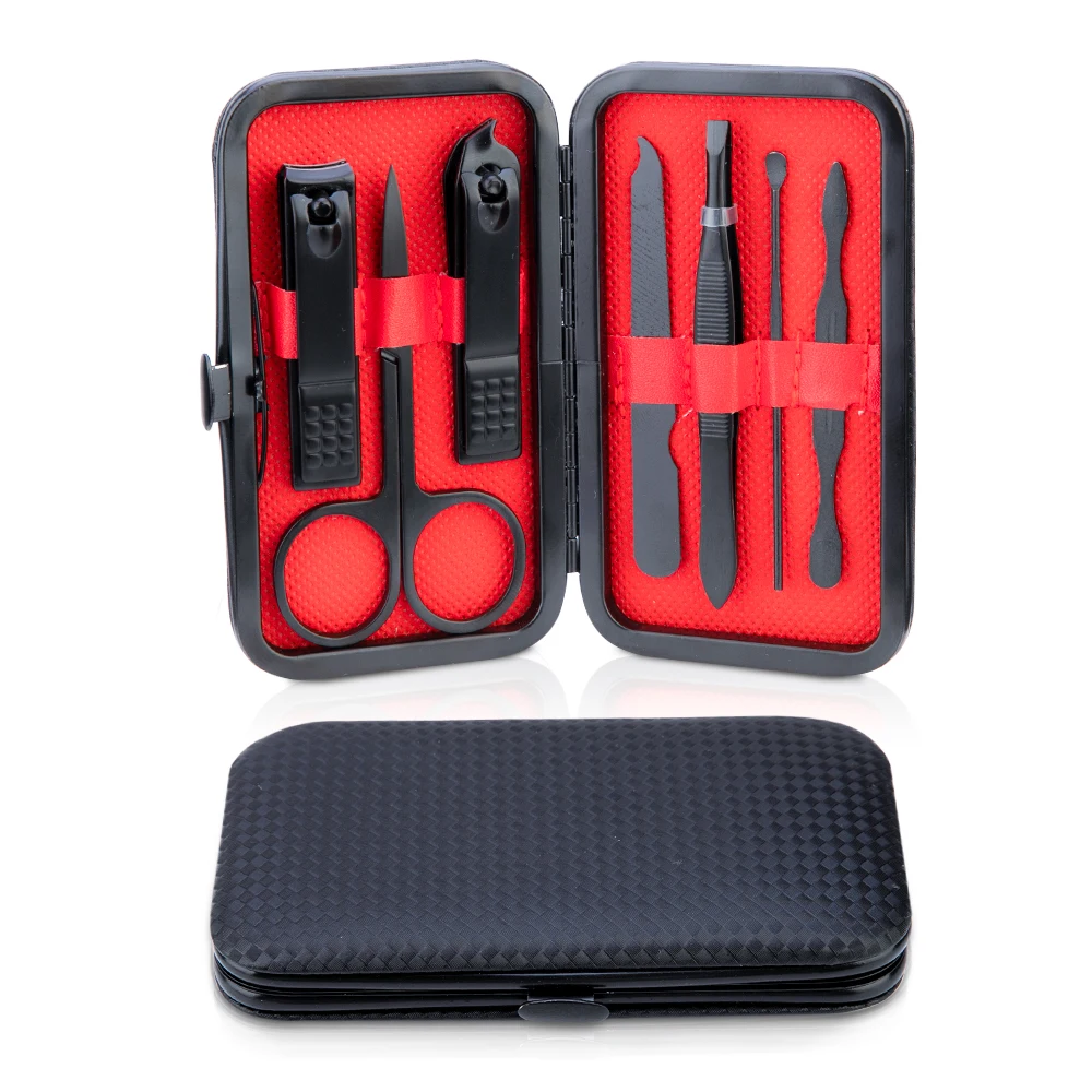 7pcs Manicure Nail Clippers Pedicure Set Stainless Steel Nail Clipper Cutter Trimmer Nail Cutter Manicure Set Kit Nail Tools