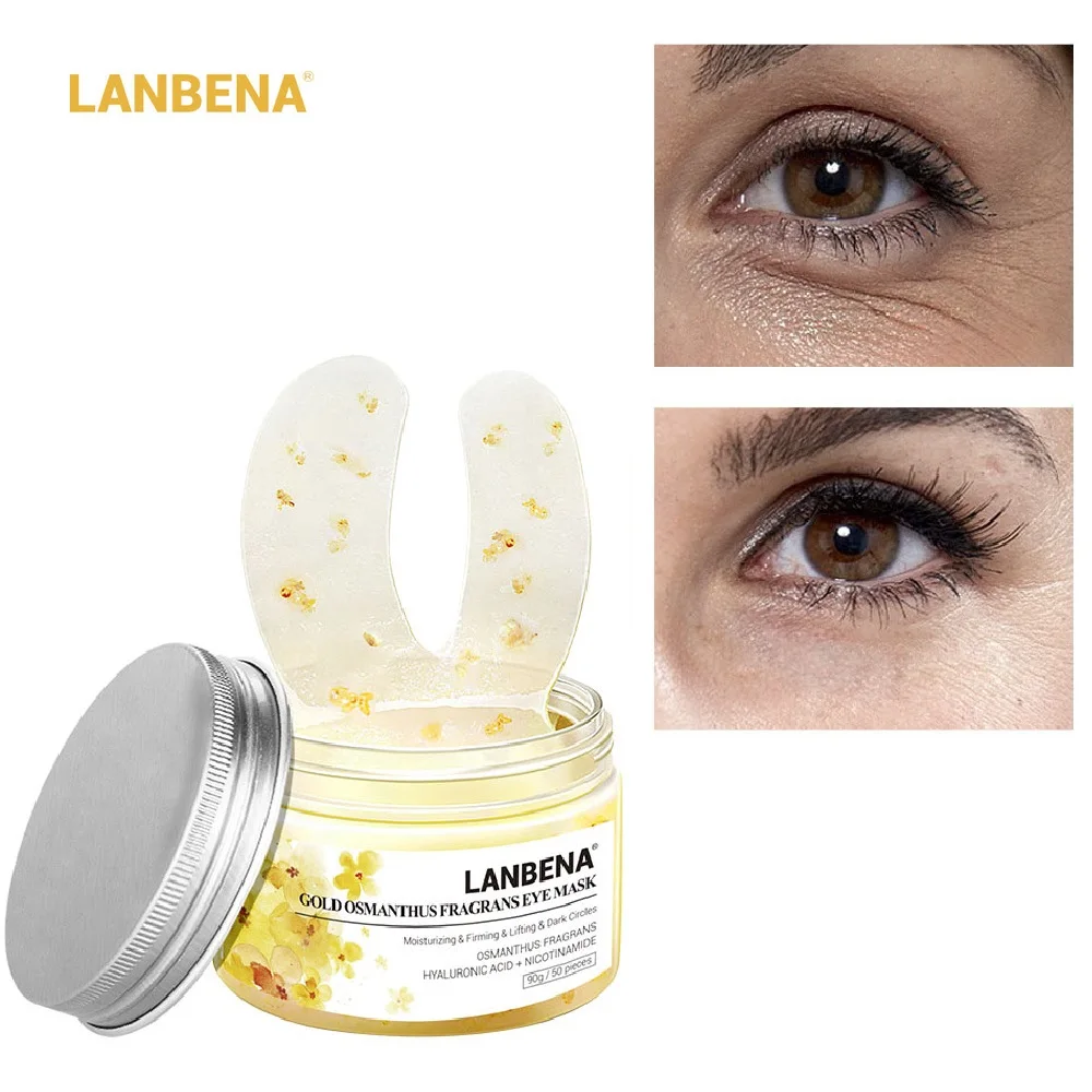 

Crystal Collagen Eye Mask Hyaluronic Acid Eye Patches Serum Reduces Dark Circles Bags Repair Nourish Firming Skin Care TSLM1