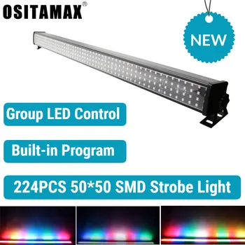 

Lyre LED 224 SMD Stroboscope RGB Flash Strobe Light DMX512 Control Stage Lighting Effect Linear DJ Bar Light Strobe LED Lights