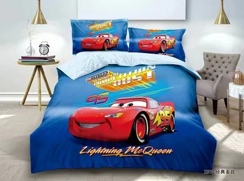 

Disney Mickey cartoon children's bedding Spider-Man McQueen was set up superman dormitory duvet cover bedding set