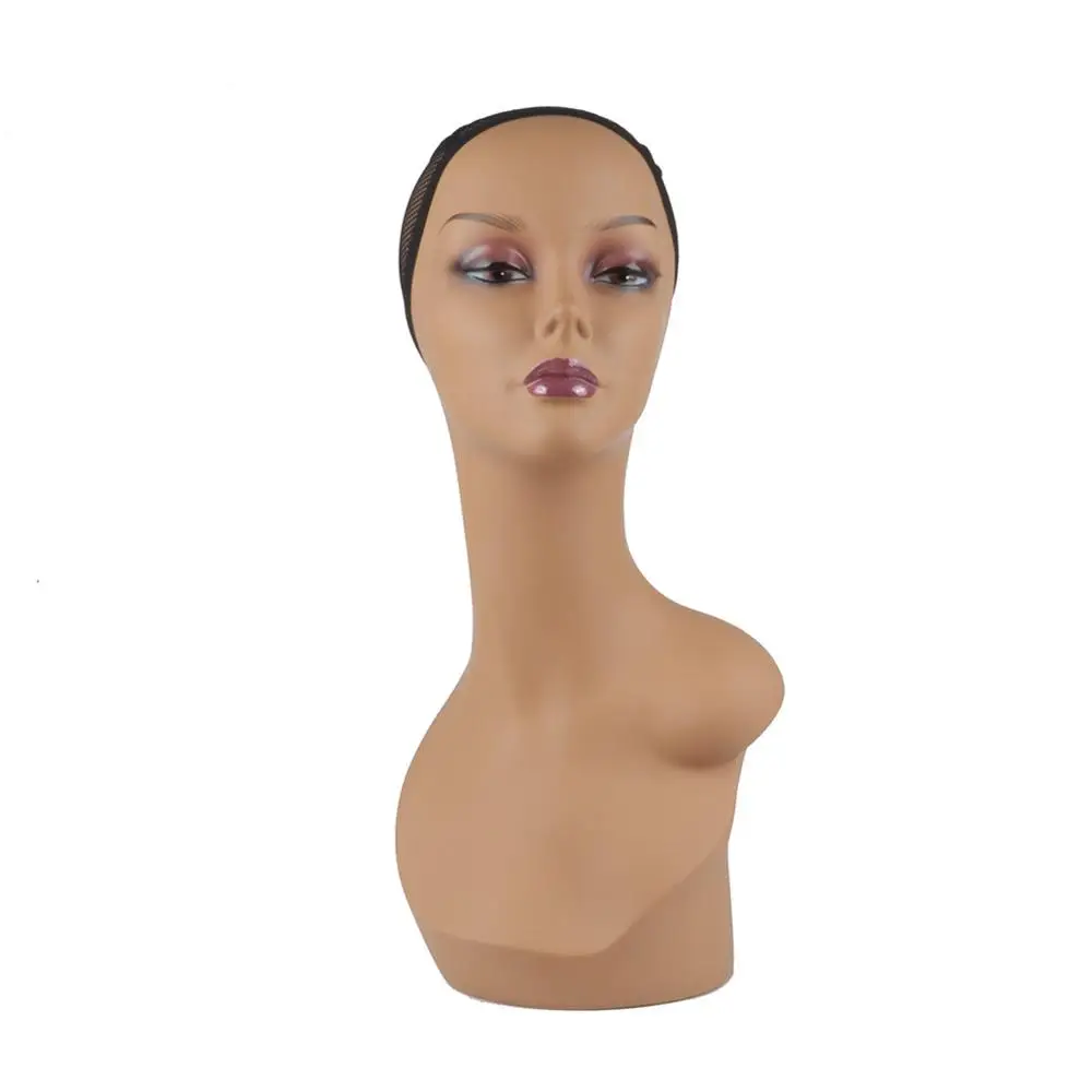 

New Free shipping 1pc Female Mannequin Head Wigs Hats Cap Headphone Display maniqui Model For Hair Jewellery Display PQ6-2