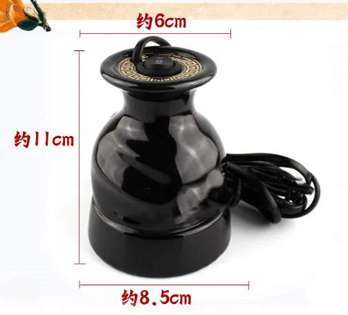 moxibustion massage Ceramic Meridian Energy Electronic Moxa Tool Guasha Therapy Meter Moxibustion Tank Electric Health Massage
