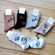 Новинка, женские носки, хлопковые, повседневные, индивидуальный дизайн, носки в стиле хип-хоп, уличная одежда, счастливые носки, подарки для дам, Фирменное Качество