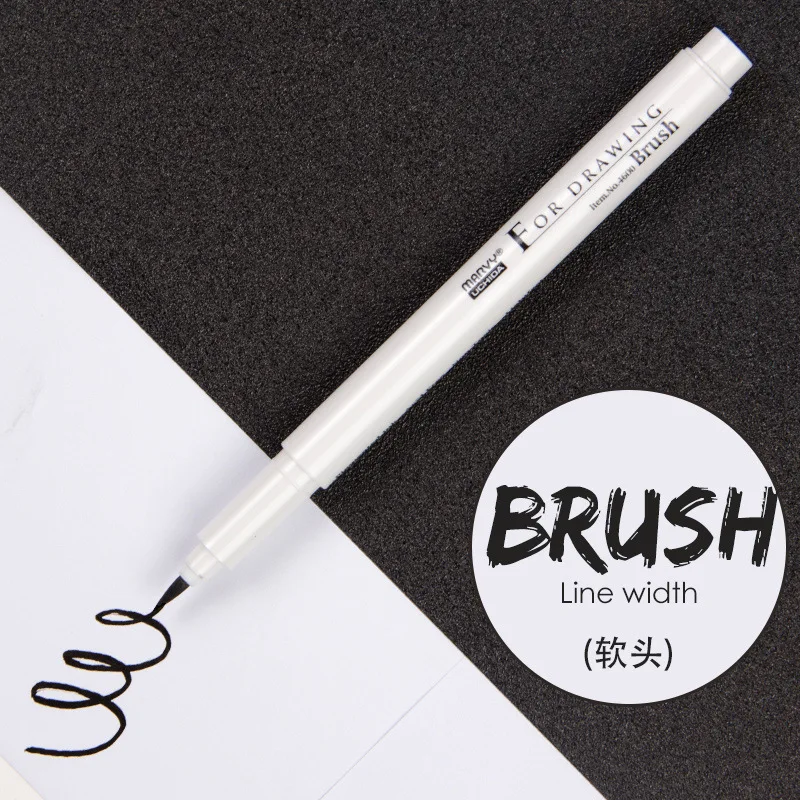 ゴロフキン 直筆 Scribblers Calligraphy Marvy Brush Pen マービー フォードローイング