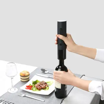 

Automatic Red Wine Bottle Opener Electric Corkscrew Foil Cutter Cork Out Tool