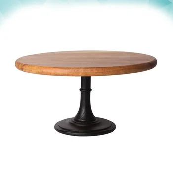 

1PC European Style Cake Stand Round Cupcake Display Rack Wooden Dessert Holder for Birthday Wedding Party Table Decoration (25.5