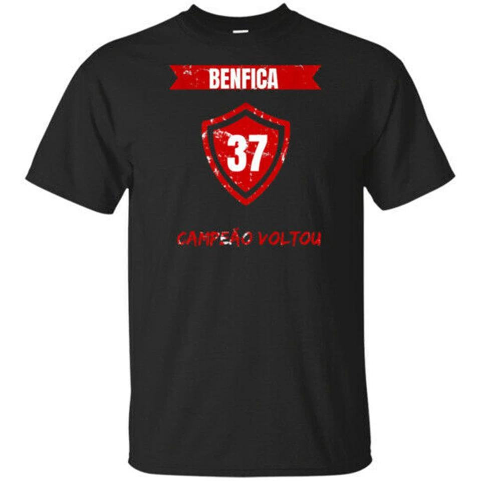 Подарок Benfica рубашка Campeao 37 Мужская Футболка размер S-3Xl графическая футболка |