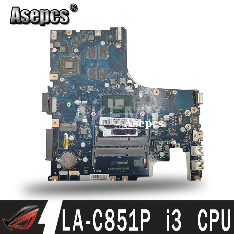 LA-C851P материнская плата для ноутбука For Lenovo Ideapad 500-14ISK оригинальная I3-6100U с