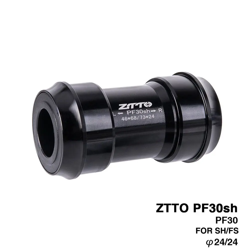 ZTTO PF30sh PF30 24 адаптер велосипедный пресс подходят нижние кронштейны крепления оси для MTB дорожный велосипед запчасти Prowheel 24 мм шатуны