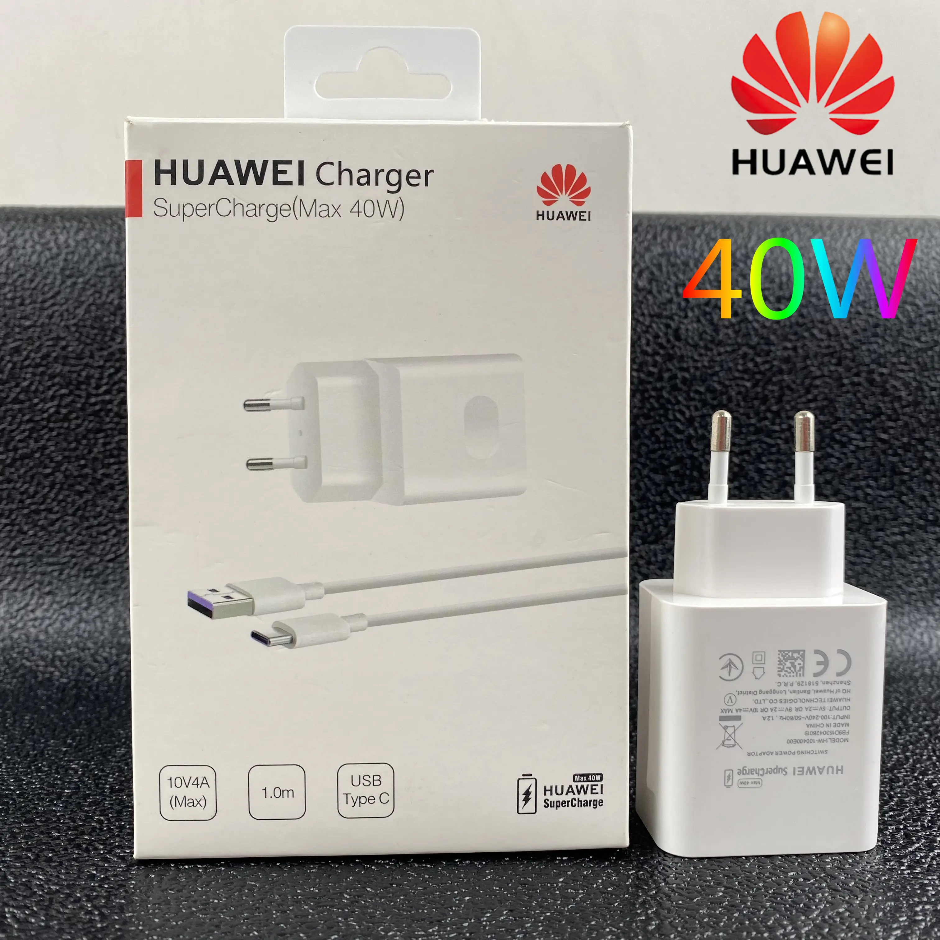 Huawei Mate 20 pro Charger Original 40w fast Supercharge charger eu
